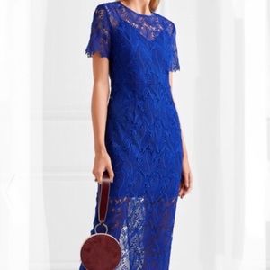 Diane Von Furstenberg Guipire lace midi dress